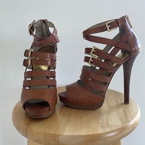 Michael Kors Sandra Platform Strappy Heels